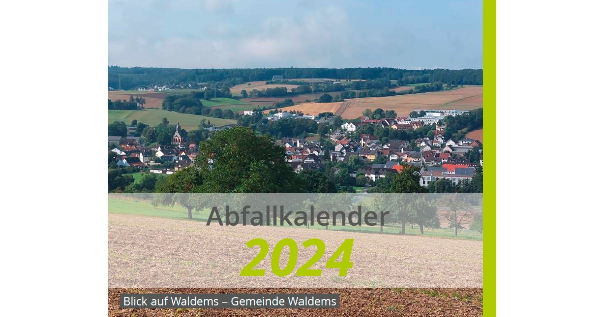Abfallkalender 2024 | Aarbergen